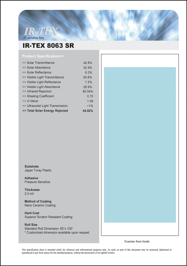 IR-TEX 8063SR